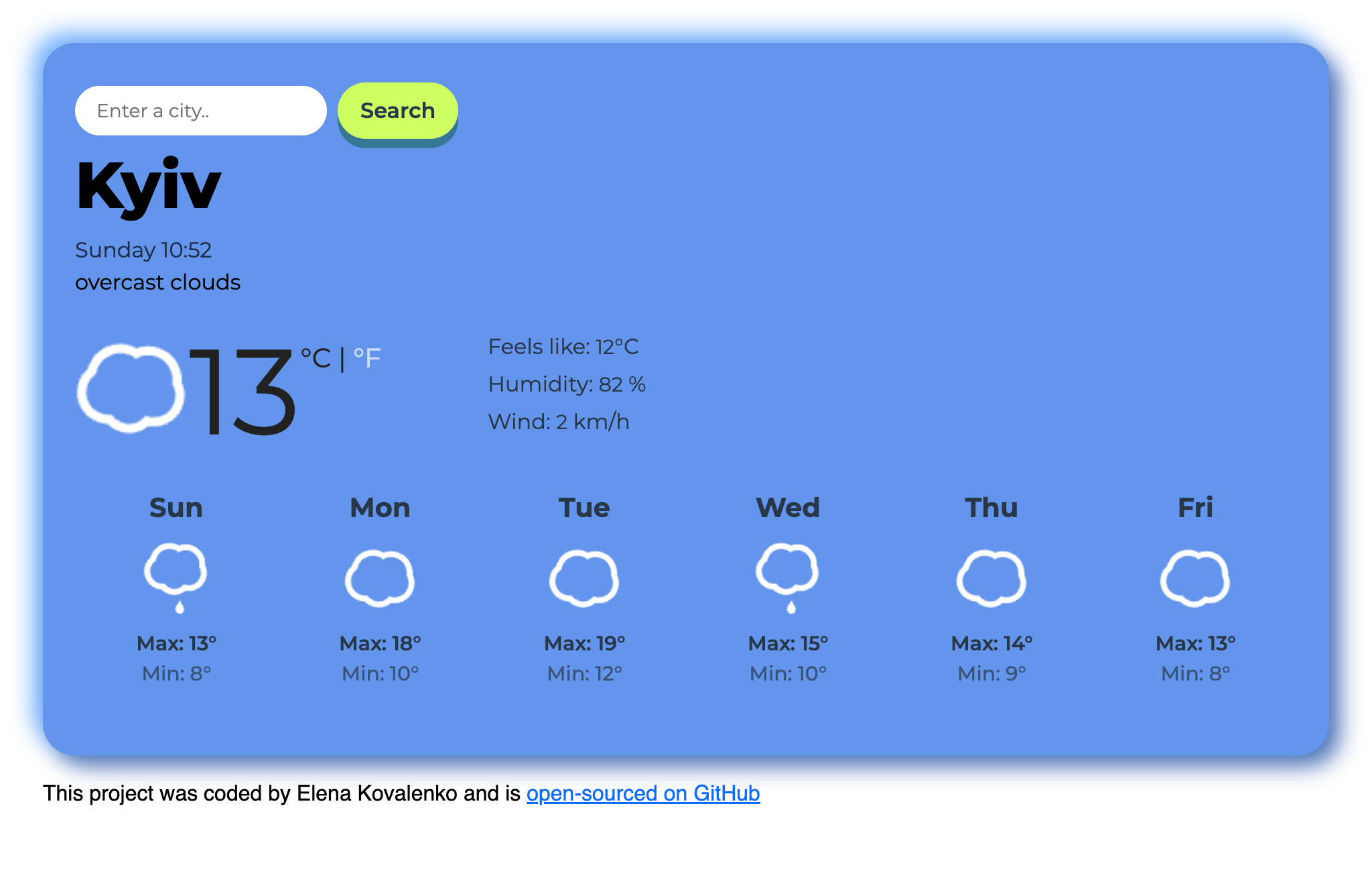 meteoscreen